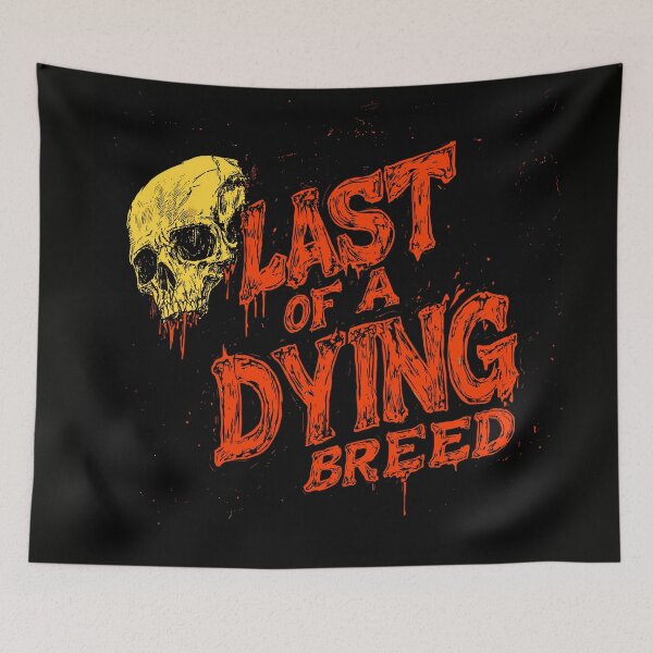 Item preview, Dark Fantasy Skull Quote – Last of a Dying Breed designed and sold by Artbyminga.