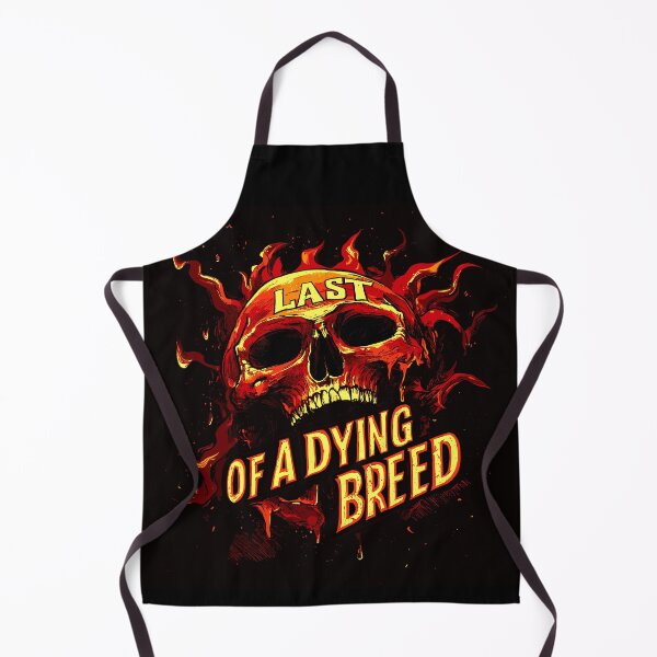 Item preview, Last Of A Dying Breed Skull and Flames Design designed and sold by Artbyminga.
