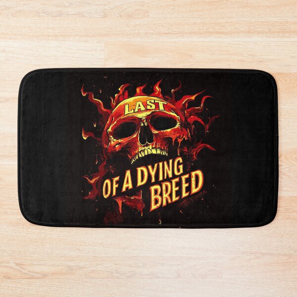 Item preview, Last Of A Dying Breed Skull and Flames Design designed and sold by Artbyminga.