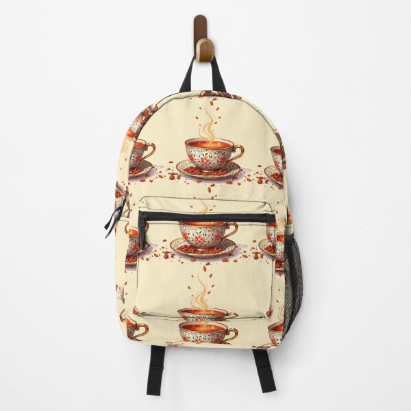 Item preview, Steaming Cup of Chai with Floral Pattern designed and sold by Dreambytes.