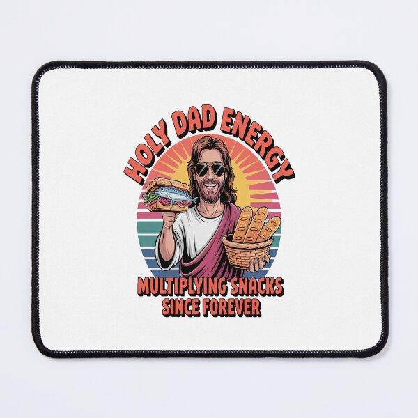 Item preview, Holy Dad Energy Multiplying Snacks Dad Humor Tee designed and sold by stickercuffs.