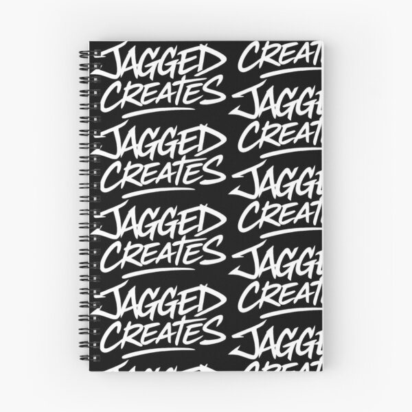 Item preview, Jagged crea un logotipo blanco designed and sold by JaggedCreates.