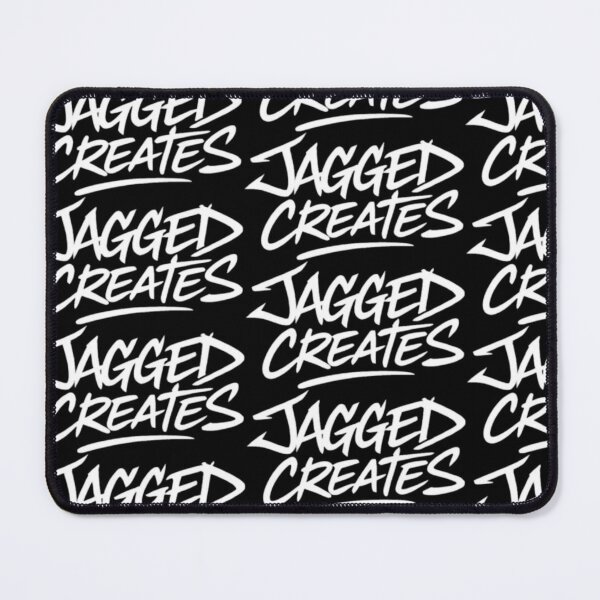 Item preview, Jagged Creates White Logo designed and sold by JaggedCreates.
