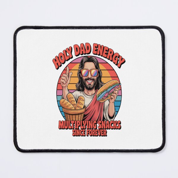 Item preview, Holy Dad Energy Multiplying Snacks Dad Humor Tee designed and sold by stickercuffs.