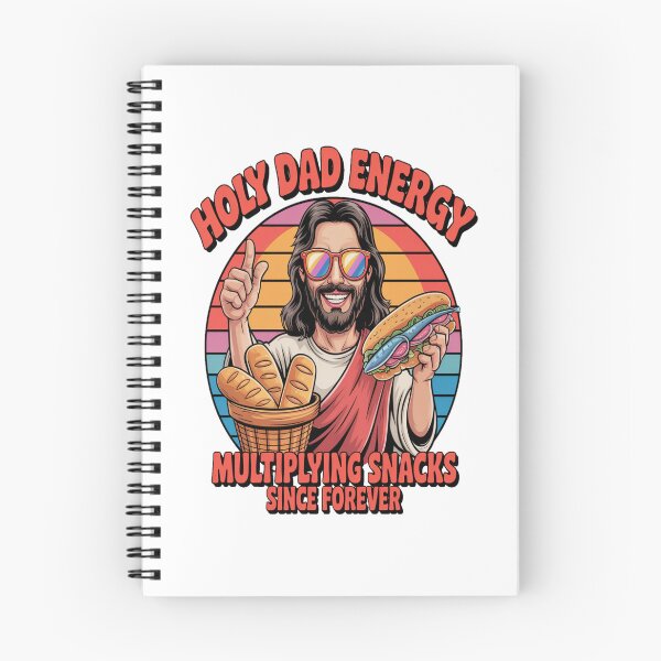 Item preview, Holy Dad Energy Multiplying Snacks Dad Humor Tee designed and sold by stickercuffs.