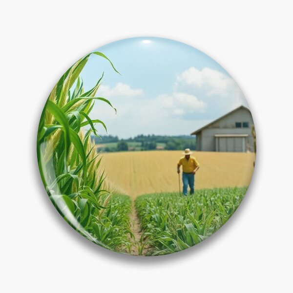 Item preview, Farmer Walking in the Field  designed and sold by DazinMerchDeals.