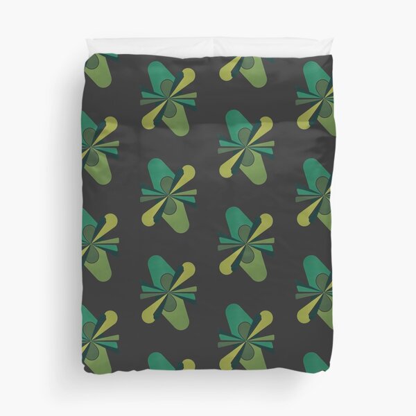Item preview, Mid Century Modern Wall Art – Retro Abstract Geometric Design in Green designed and sold by MechaPulse.