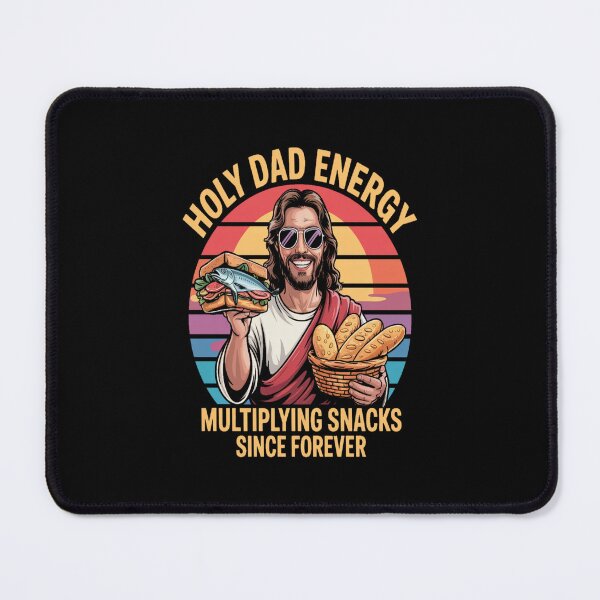Item preview, Holy Dad Energy Multiplying Snacks Dad Humor Tee designed and sold by stickercuffs.