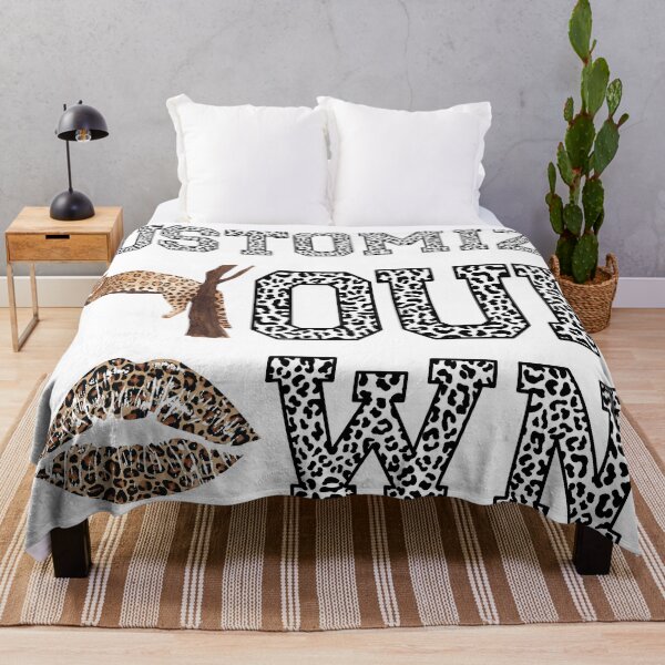 Item preview, Customize Your Own Leopard Print Alphabet - Black & White with Fierce Leopard designed and sold by tiyaran.
