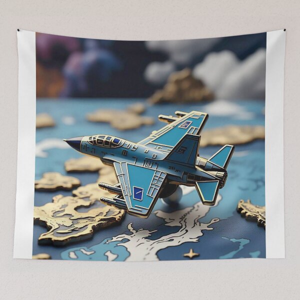 Item preview, "Adventure Awaits - Jet Pin on World Map" designed and sold by ONESTARTS ARTS.