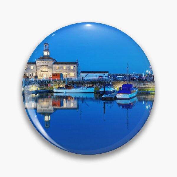 Item preview, Ramsgate Royal Harbour blue Hour Reflection designed and sold by Alisonchambers2.