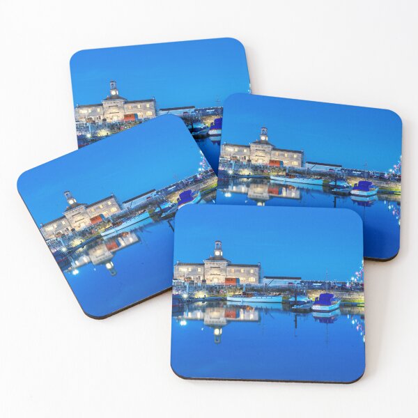 Item preview, Ramsgate Royal Harbour blue Hour Reflection designed and sold by Alisonchambers2.