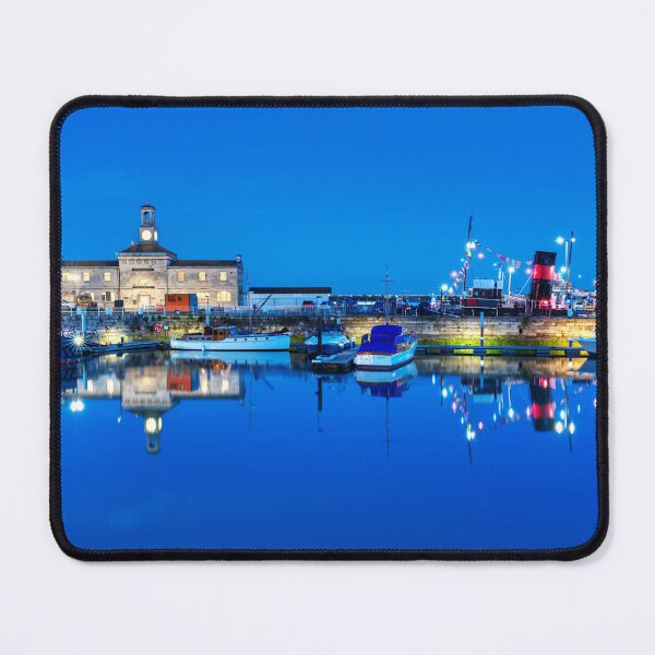 Item preview, Ramsgate Royal Harbour blue Hour Reflection designed and sold by Alisonchambers2.