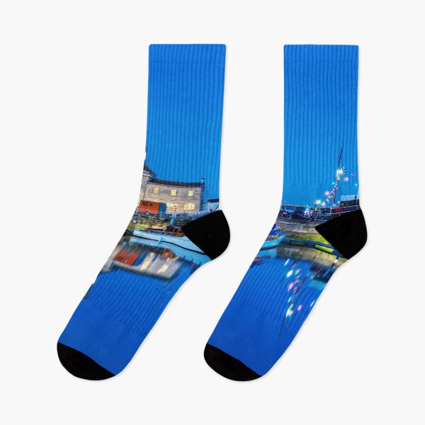 Item preview, Ramsgate Royal Harbour blue Hour Reflection designed and sold by Alisonchambers2.