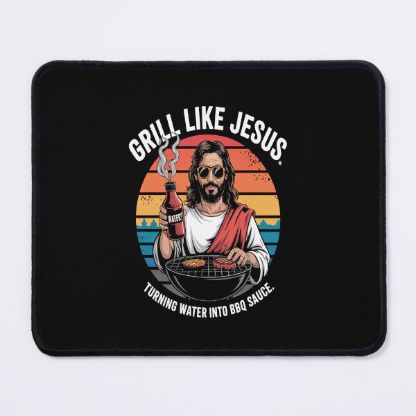 Item preview, Grill Like Jesus Turning Water Into BBQ Sauce Tee designed and sold by stickercuffs.