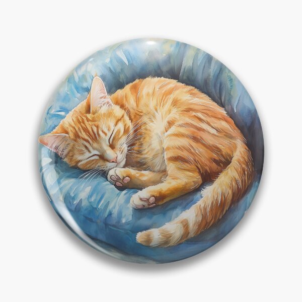 Item preview, Ginger Cat Asleep designed and sold by laurashawart.