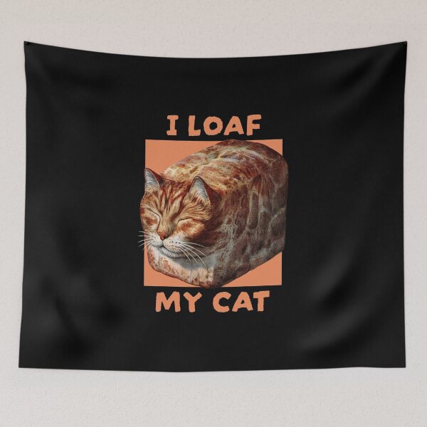 Item preview, I Loaf My Cat Funny designed and sold by Harmonick-Tees.