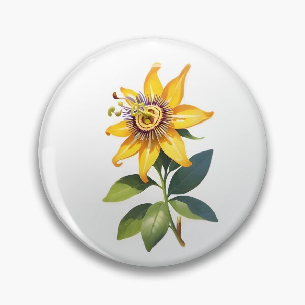 Item preview, Yellow Passiflora 'Amethyst' designed and sold by HOMETOWN86.