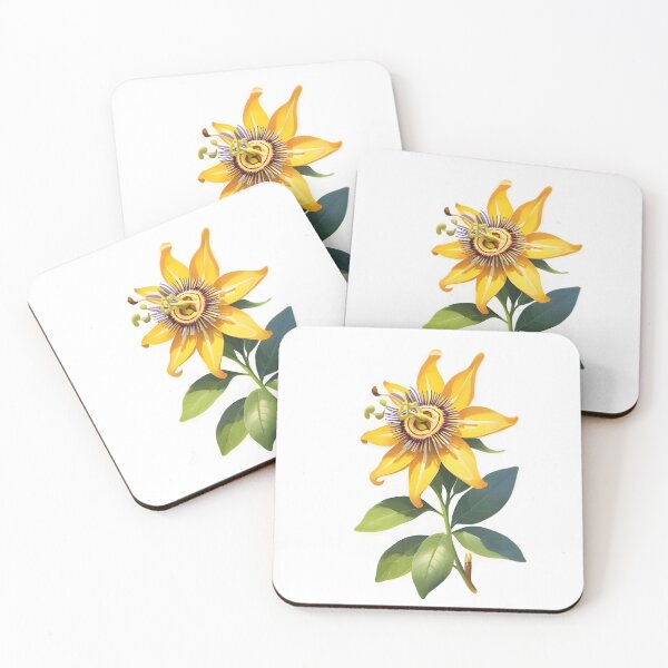 Item preview, Yellow Passiflora 'Amethyst' designed and sold by HOMETOWN86.