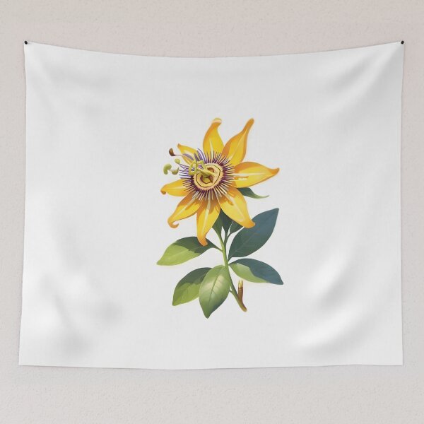 Item preview, Yellow Passiflora 'Amethyst' designed and sold by HOMETOWN86.