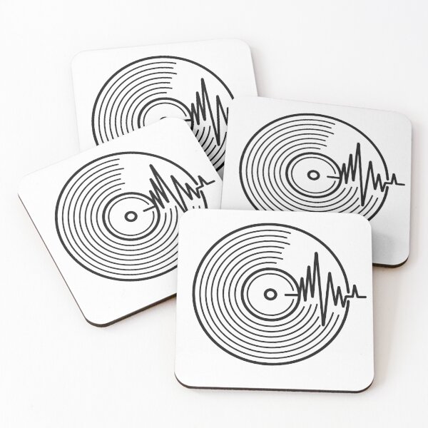 Item preview, Vinyl Sound Wavelength Logo designed and sold by Eyedata.