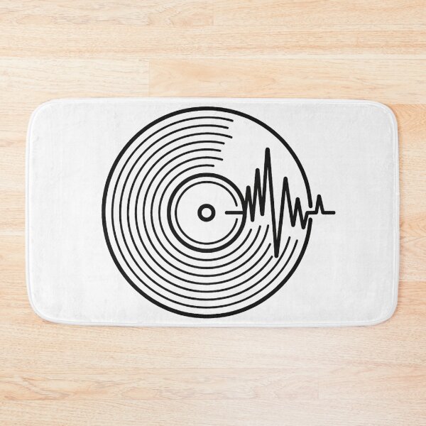 Item preview, Vinyl Sound Wavelength Logo designed and sold by Eyedata.