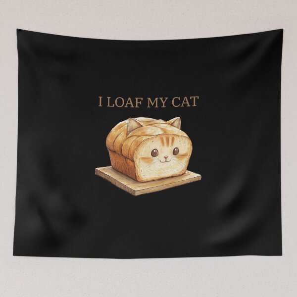 Item preview, I Loaf My Cat Funny designed and sold by Harmonick-Tees.