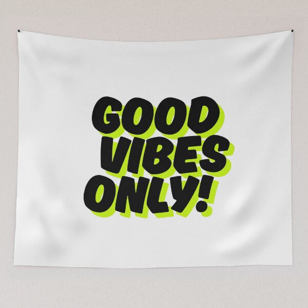 Item preview, Good vibes motivational quote for positive people designed and sold by CameltStudio.