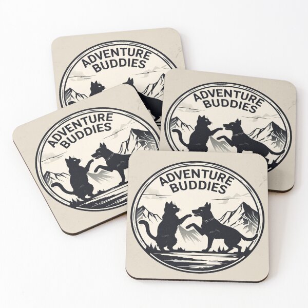 Item preview, Cute dog and cat stickers - funny pet lovers designs for t-shirts and gifts designed and sold by dog&cat.