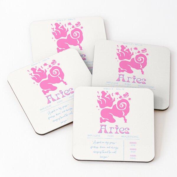 Item preview, Aries Zodiac Sign Wall Art Astrology Design designed and sold by weird.person.