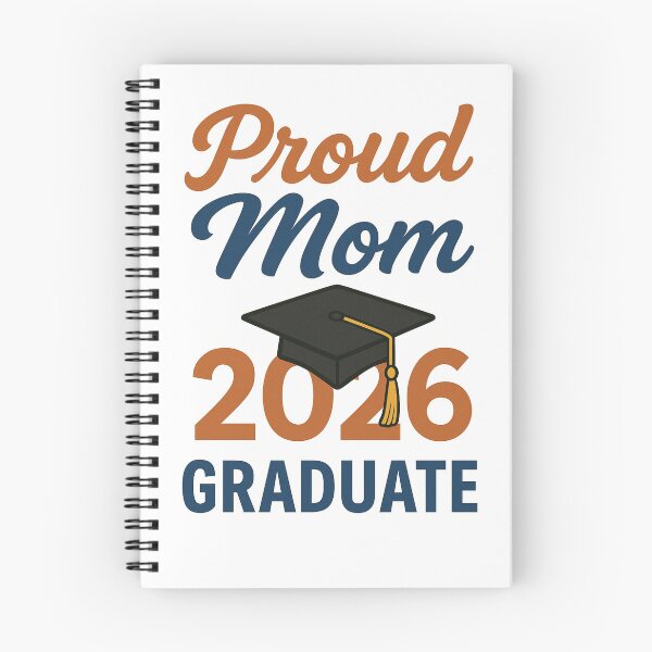 Item preview, Proud Mom of a 2026 Graduate designed and sold by GradVibes.