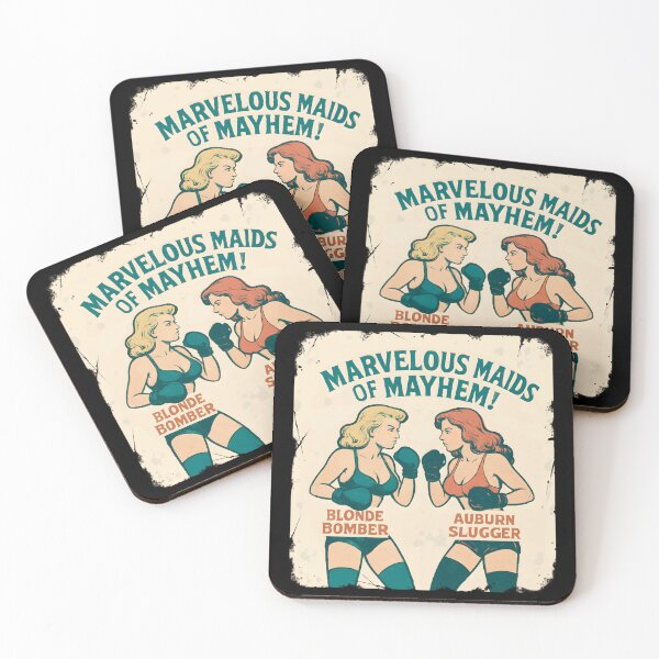 Aperçu de l'œuvre Mod Mayhem Mavens – Le pouvoir de la boxe féminine créée et vendue par Chilly Lizard.