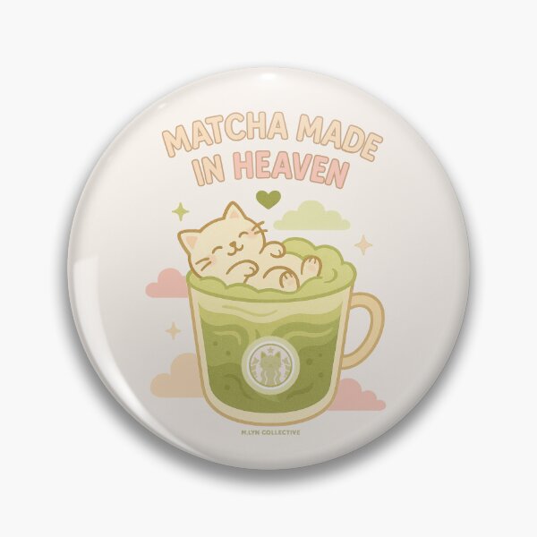 Item preview, Matcha Made in Heaven – Relaxing Cat in Iced Matcha designed and sold by MLynCollective.