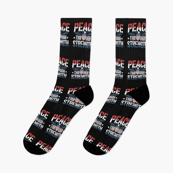 Item preview, Peace Through  - A perfect gift for patriots, veterans, and supporters of strong national defense. designed and sold by ZyziowskyArt.