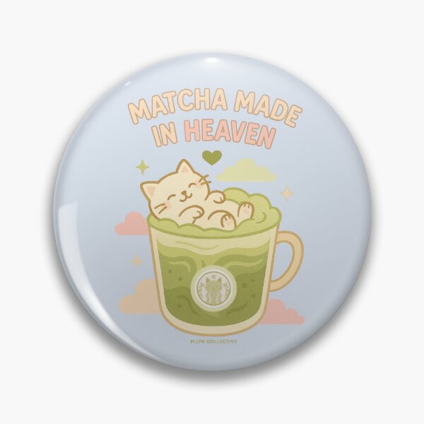 Item preview, Matcha Made in Heaven – Relaxing Cat in Iced Matcha designed and sold by MLynCollective.