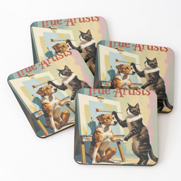Item preview, Cute dog and cat stickers - funny pet lovers designs for t-shirts and gifts designed and sold by dog&cat.