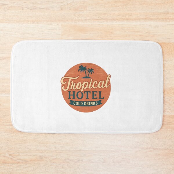 Item preview, Tropical Hotel – Vintage Palm Emblem designed and sold by Fleetwood1994.