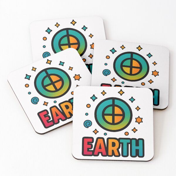 Item preview, Psychedelic Earth Symbol – Astral Series Space Art designed and sold by sifo2024.
