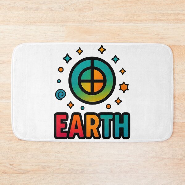 Item preview, Psychedelic Earth Symbol – Astral Series Space Art designed and sold by sifo2024.