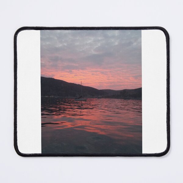 Item preview, Twilight Glow in Port San Luis sailboat sunset photo designed and sold by ArtByAMReisig.