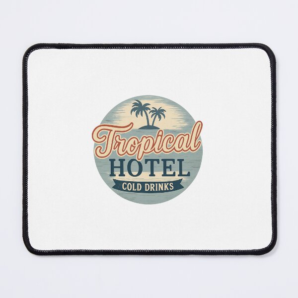 Item preview, Tropical Hotel – Vintage Palm Emblem designed and sold by Fleetwood1994.