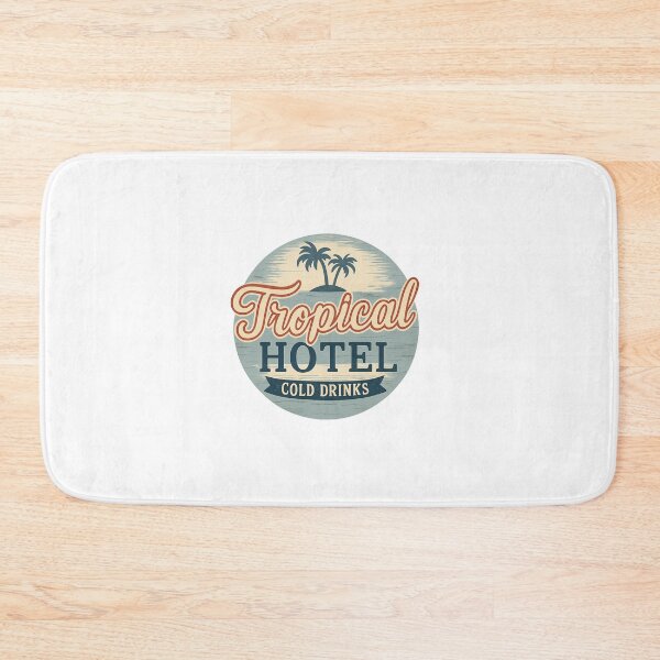 Item preview, Tropical Hotel – Vintage Palm Emblem designed and sold by Fleetwood1994.
