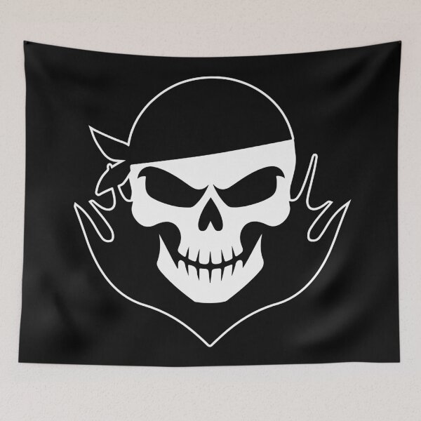 Item preview, Skull Pirate Bandanna - Part 1 designed and sold by TrippyOutfitter.