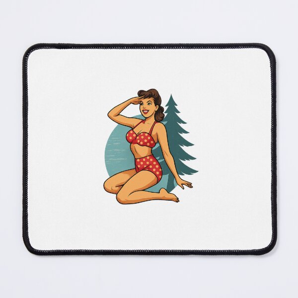 Item preview, 1950s Pin-Up Girl – Retro Bikini Pose designed and sold by Fleetwood1994.