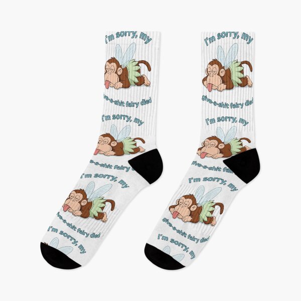 Item preview, Fairy died, magic, wand, monkey, caring, Funnyfits70, retro, vintage, meme, funny, humor designed and sold by FunnyFits70.