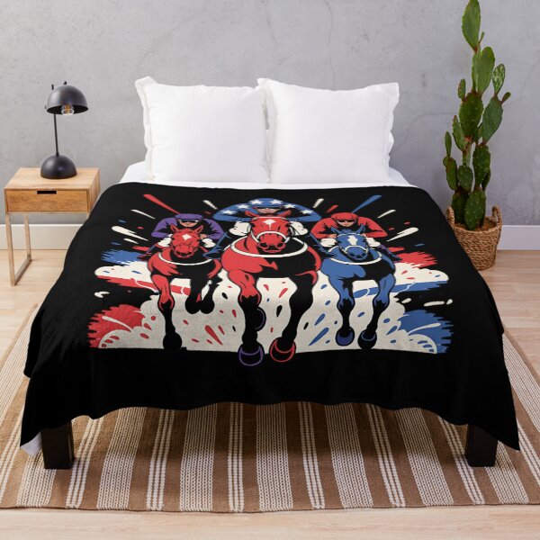 Item preview, Horse Racing Jockey 4th Of July American Flag Usa designed and sold by BakeryDozen.