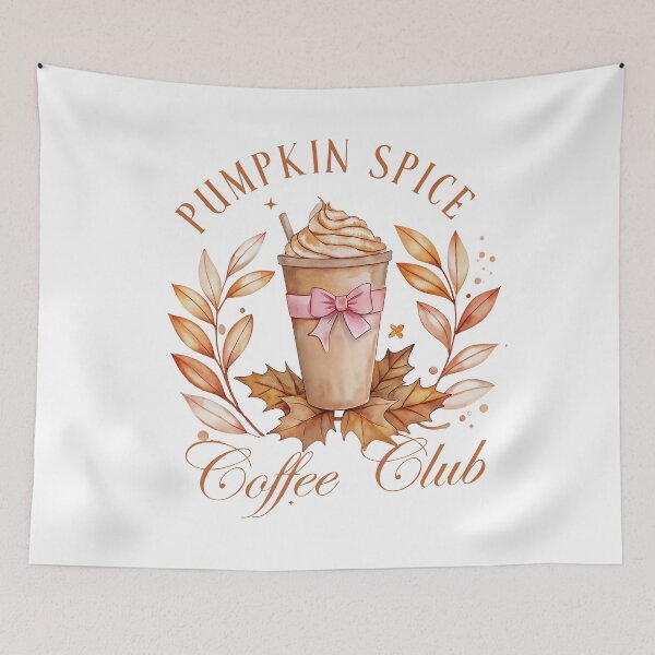 Item preview, Pumpkin Spice Coffee Club – Cozy Autumn Latte Aesthetic designed and sold by MAGICKEY2024.