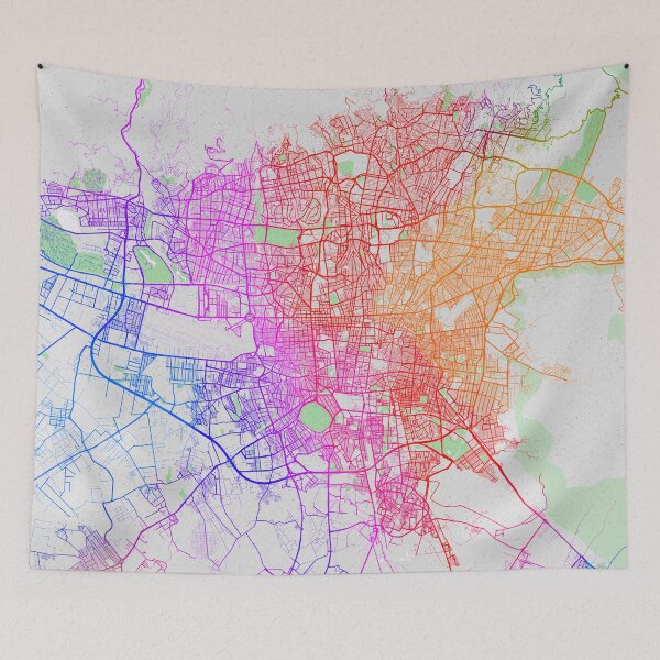 Item preview, Tehran City Map of Iran  - Colorful designed and sold by deMAP.