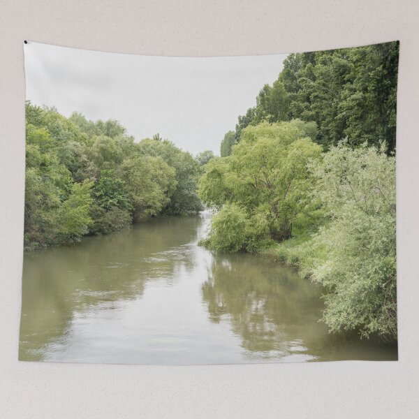 Item preview, Lush Forested Riverbanks in Soft Light designed and sold by Georgia Mizuleva.