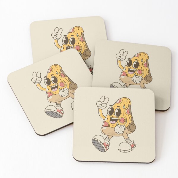 Item preview, Peaceful Pizza Slice Walking with Style designed and sold by adipra.